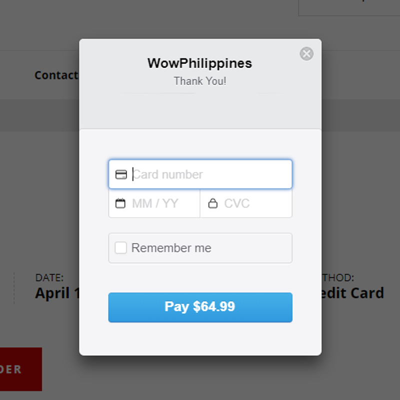 New Payment Method